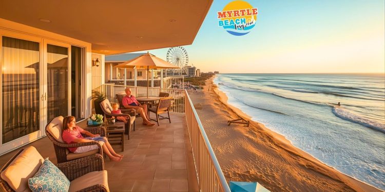 Spacious Myrtle Beach vacation rental beachfront property with ocean views and private deck - superior to hotel accommodations